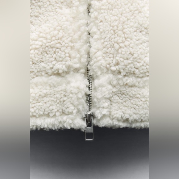 Zara Double-Faced Fleece Lined Jacket - Picture 10 of 10